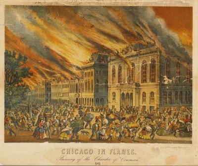 Chicago en flammes : incendie de la Chambre de Commerce - American School