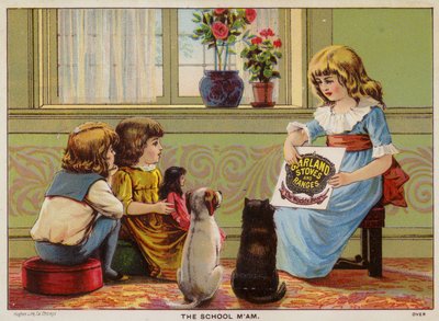 Enfants assis par terre - American School