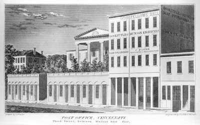 Bureau de poste de Cincinnati, Third Street, 1841 - American School