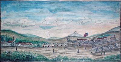 Ville et château de Perote, Mexique - American School