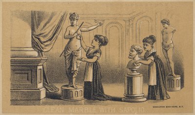 Nettoyez le marbre avec Sapolio - American School