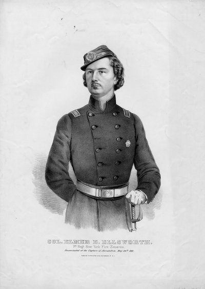 Col. Elmer E. Ellsworth: 1er régiment des Zouaves de New York - American School