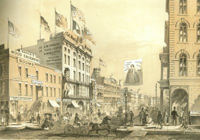 Musée du Col. Woods, de Chicago Illustrated, avec descriptions littéraires par James W. Sheahan, publié par Jevne & Almini, Chicago, 1866-67 - American School