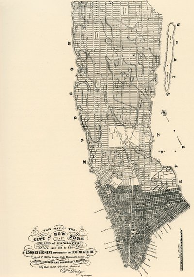 Carte des commissaires de Manhattan - American School