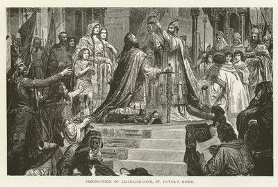 Couronnement de Charlemagne, Saint-Pierre, Rome - American School