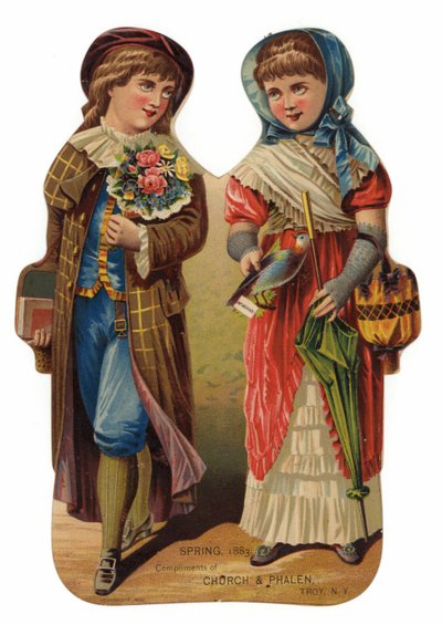 Couple se promenant - American School