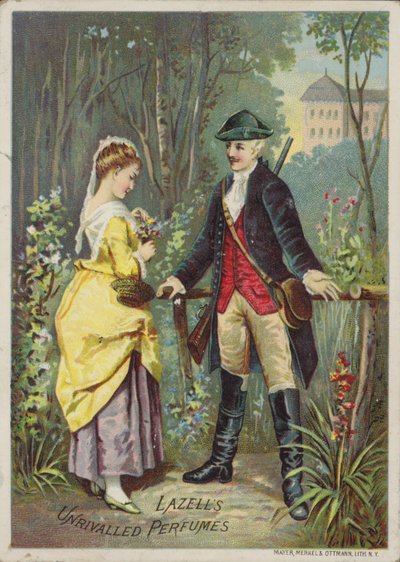 Couple courtisant - American School