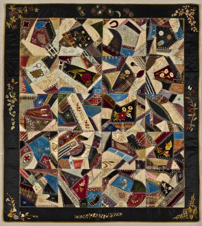 Crazy Quilt, c.1875-1900 - American School