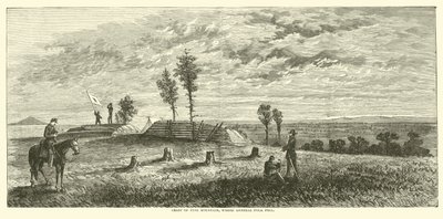 Crête de Pine Mountain, où le général Polk est tombé, juin 1864 - American School