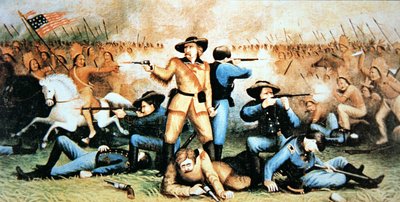 La dernière bataille de Custer à la bataille de Little Bighorn, 25 juin - American School