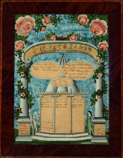 Enregistrement de la famille Darrow-Adkins-Wooding, 1825-32 - American School