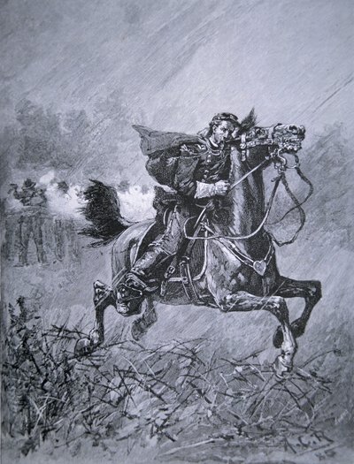 Mort du général Philip Kearney (1815-62) - American School