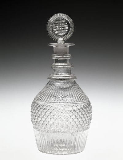 Carafe et Bouchon, vers 1820-1840 - American School