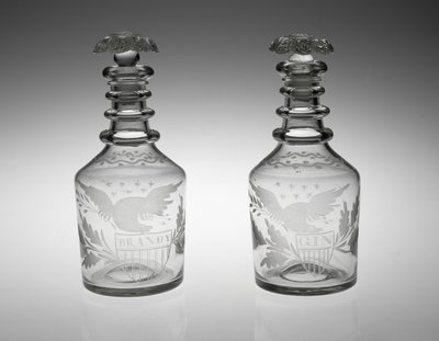 Carafes, vers 1830-1840 - American School