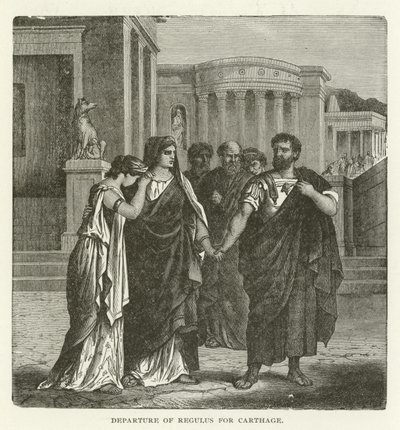 Départ de Régulus pour Carthage - American School