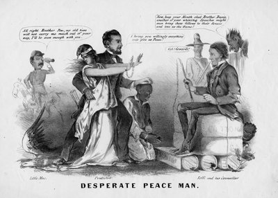 Homme de paix désespéré - American School