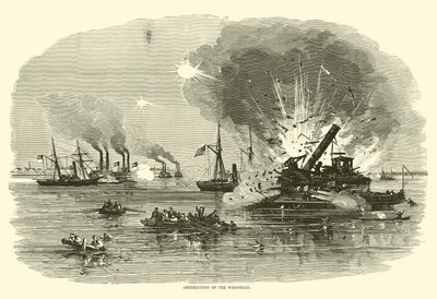 Destruction du Westfield, janvier 1863 - American School