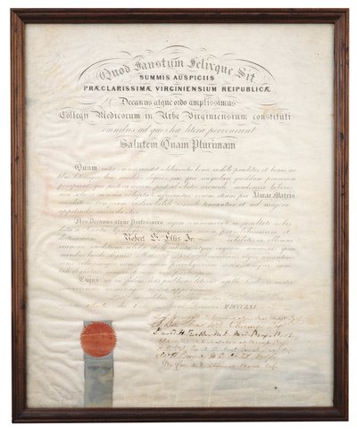 Diplôme de Robert S. Ellis Jr. - American School