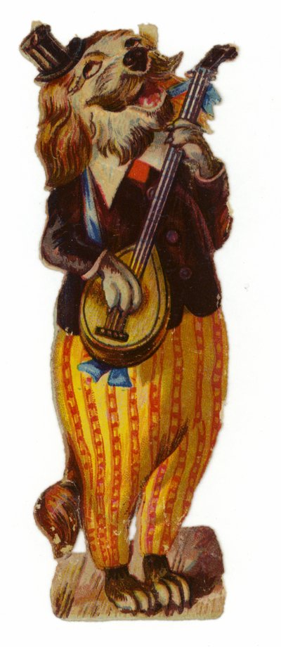 Chien habillé - American School