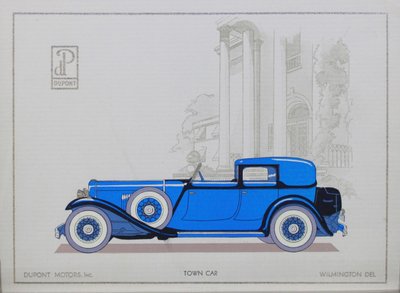 Voitures DuPont : Voiture de ville, 1921 - American School