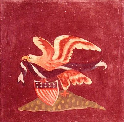 Aigle avec bouclier américain, vers 1800-99 - American School