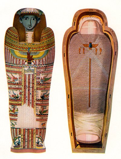 Momie Égyptienne et Sarcophage - American School