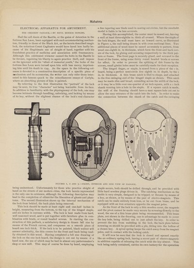 Appareil électrique pour amusement, le cadenas obéissant - American School