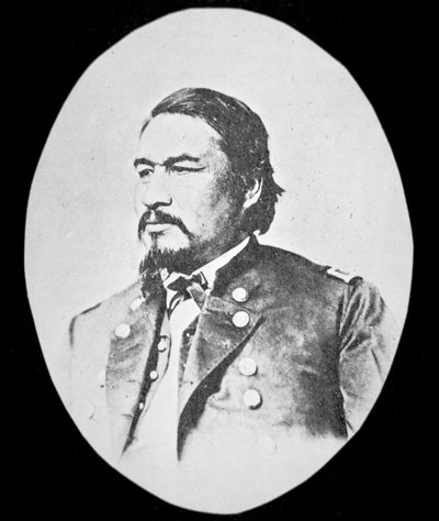 Ely Samuel Parker (1828-95) Chef Seneca et Commissaire fédéral aux affaires indiennes - American School