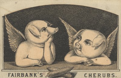 Chérubins de Fairbanks, publicité pour le saindoux de Fairbank, c.1880 - American School
