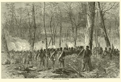 Combat dans la Wilderness, mai 1864 - American School