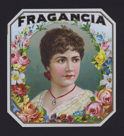 Fragancia, étiquette de cigare - American School
