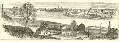 Fredericksburg, depuis Falmouth, novembre 1862 - American School