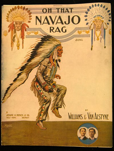 Couverture de Oh that Navajo Rag par Williams et Van Alstyne, c.1912 - American School