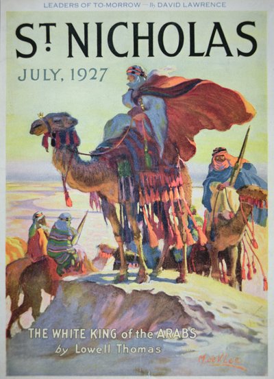 Couverture du magazine St. Nicholas, juillet 1927 - American School