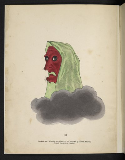 Frontispice, Un spectre au visage rouge, de 