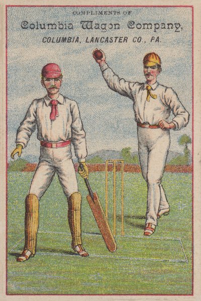 Partie de cricket - American School