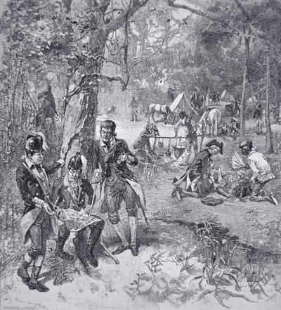Le général Francis Marion au camp - American School