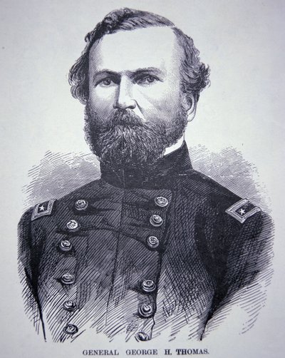 Général George H. Thomas (1816-70) - American School