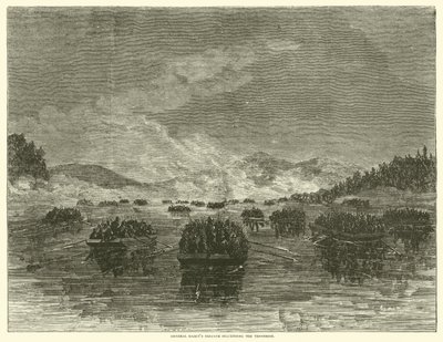 La brigade du général Hazen descendant le Tennessee, octobre 1863 - American School