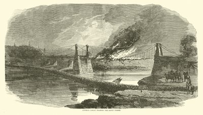 Le général Logan traversant le Bayou Pierre, mai 1863 - American School
