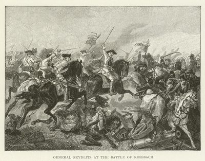 Le général Seydlitz à la bataille de Rossbach - American School