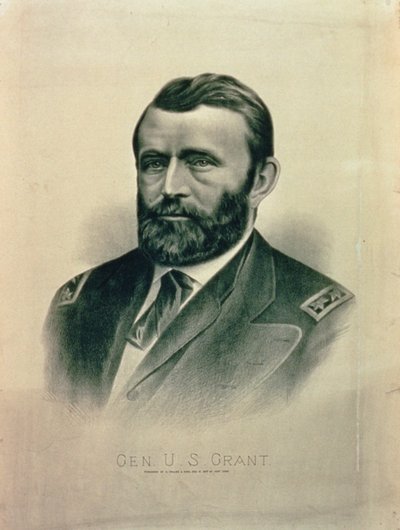 Général Ulysses Simpson Grant (1822-85) - American School