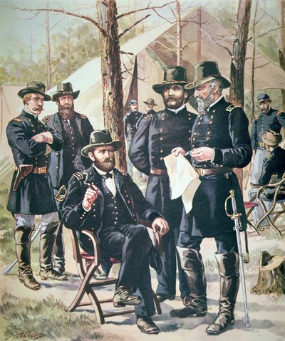 Général Ulysses Simpson Grant, commandant des forces de l