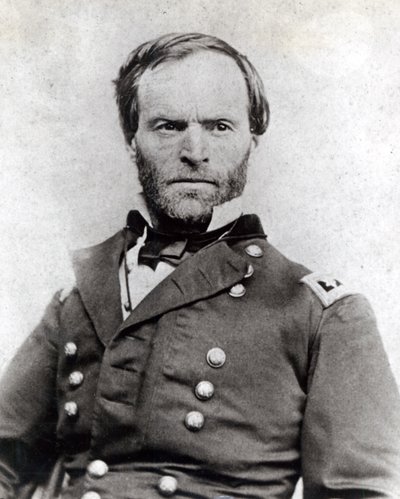Général William Tecumseh Sherman (1820-91) - American School