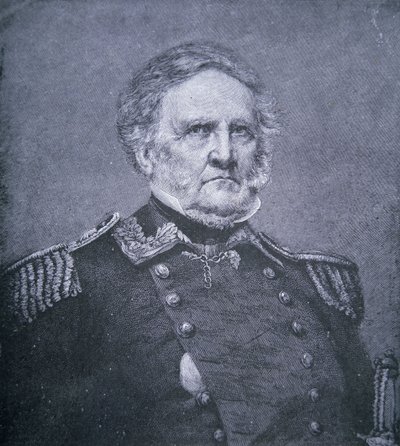 Général Winfield Scott (1786-1866) - American School