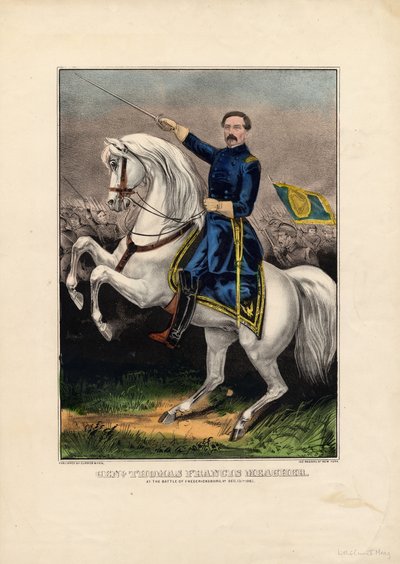 Genl. Thomas Francis Meagher, pub. par Currier & Ives, vers 1862 - American School