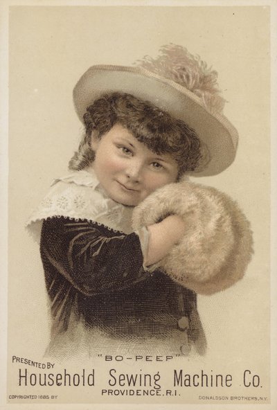 Fille avec un manchon, Bo-Peep - American School