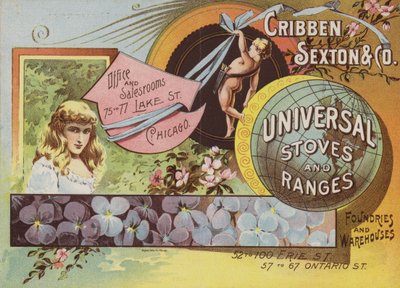 Fille et chérubin - American School