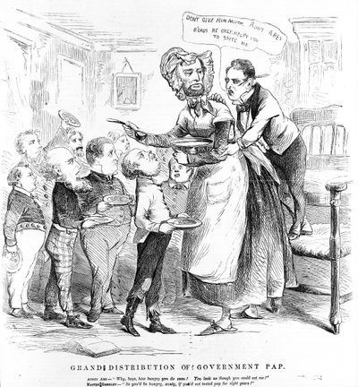 Grande distribution de PAP gouvernemental, de The Humors of War - American School