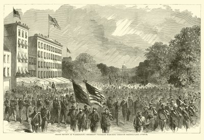 Grande revue à Washington, les vétérans de Sherman défilant sur Pennsylvania Avenue, mai 1865 - American School